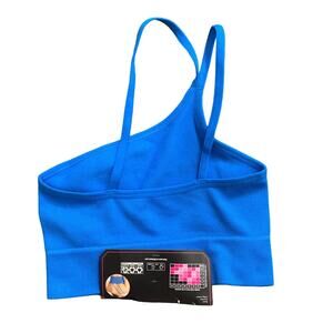 NWT No Boundaries Nobody Blue Brami One Strap Tank Bra Size Small Y2K